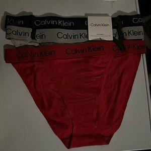 CK 3 Pack Bikinis M